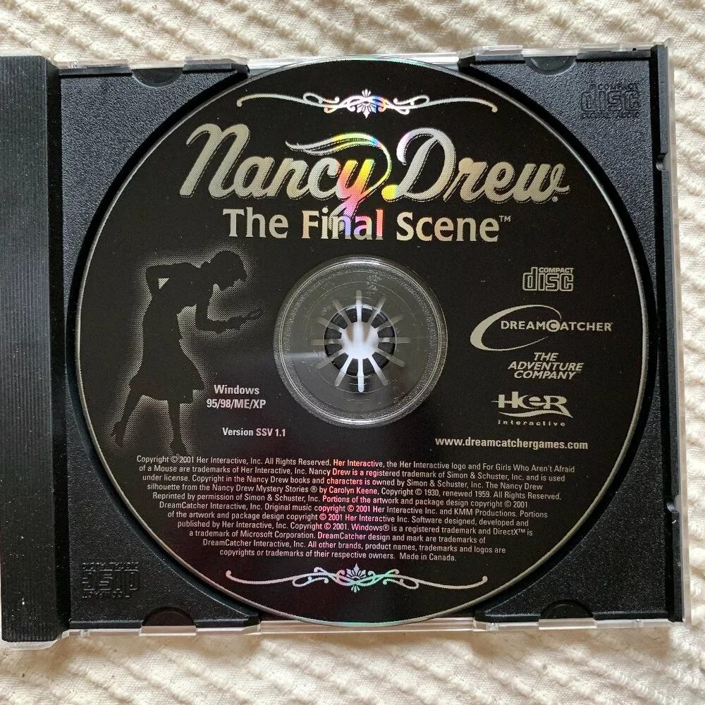 Nancy Drew The Final Scene Game (CD)
